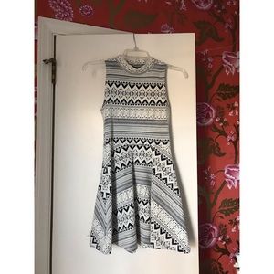 Topshop high neck dress